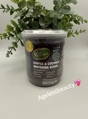 VEET Gold Coffee Coconut Face & Body Scrub 💯Super Effective Scrub 450g - Image 1 of 4