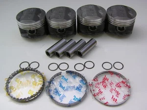 NIPPON RACING JDM HIGH COMPRESSION P29 PISTONS RINGS FULL FLOATING 75.50MM - Picture 1 of 4