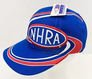 Vintage NHRA Winston Drag Racing Mütze rot weiß blau brandneu mit Etikett - Bild 1 von 9
