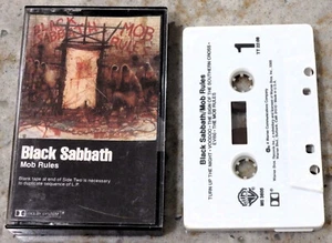 Mob Rules by Black Sabbath (1981, Cassette, Warner Bros M5 3605) Ronny James Dio - Picture 1 of 2