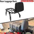 Rear Solo Luggage Rack Rider Backrest Detachable For Indian Scout Bobber Steel