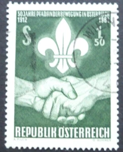 Österreich 1962 Mi 1122, 50 Jahre Pfadfinderbewegung, gestempelt - Bild 1 von 1