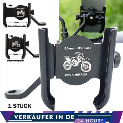 Fahrrad Motorrad 360° Halter Handy Halterung für Rückspiegel Bike Smartphone - Bild 1 von 4