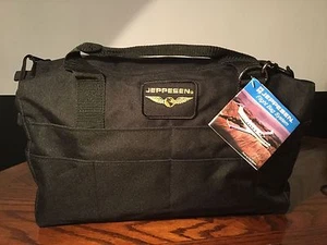 Jeppesen Black Flight Bag #JS621212. Large! Pilot,Airplane,Helicopter Training - Bild 1 von 5