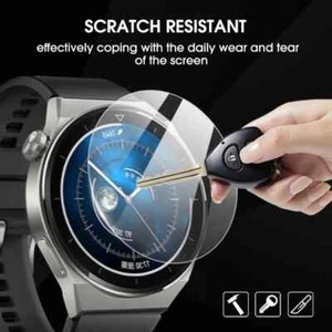 3pcs Explosion-Proof Huawei Watch Tempered Glass Screen Protector - Picture 1 of 5