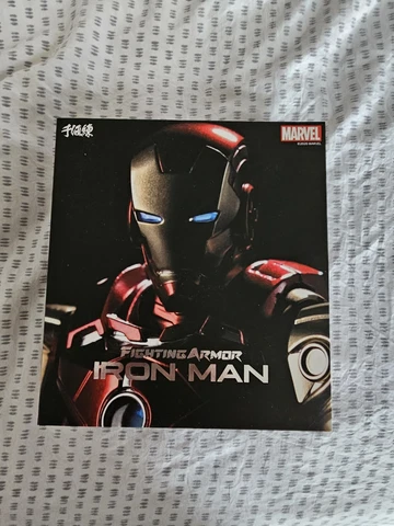 Die Cast Marvel Fighting Armor Iron Man Figure Sentinel USA Seller Bandai Cover