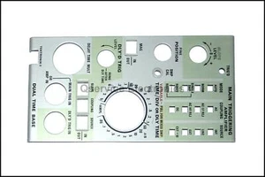 Placa frontal de aluminio Tektronix 333-1542-02 para base de tiempo 7B53A como nueva - Imagen 1 de 1