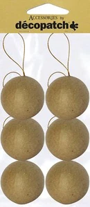 Decopatch NO006O Weihnachtskugel M aus Pappmaché 65 x 65 x 65 cm zum Verziere... - Bild 1 von 4