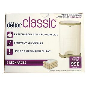 Dekor Classic Diaper Pail Refills 2 Count Ea. Per Box