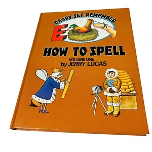 Ready Set Remember How To Spell Volume 1 Jerry Lucas Vintage 1979 Hardcover NICE - Picture 1 of 5