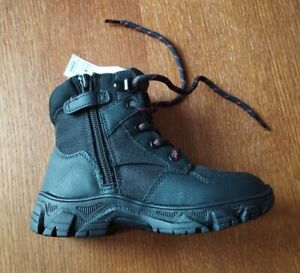 Next Toddler Black Boots UK Size 9 (Euro 26.5) NOT ADULT/TEEN SIZE New With Tags