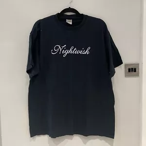 Vintage 2008 Nightwish UK Tour T-Shirt - XL X-Large RARE - Picture 1 of 6
