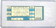 WWF SUPERSTARS OF WRESTLING Taping stub December 1986 WRESTLEMANIA 3 Build wwe