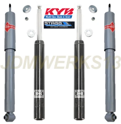 STAGG FRONT & KYB REAR Performance SHOCKS BMW E30 325ix 87 88 89 90 91 SET of 4 - Изображение 1 из 3