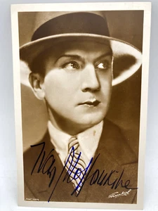 IVAN MOSJOUKINE Autografo originale manoscritto Hand Signed Autograph su foto - Imagen 1 de 1