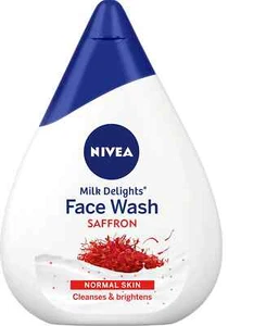 3XNivea Face Wash for Normal Skin Milk Delight Saffron,100ml Direct SHIP FROM US - Picture 1 of 9