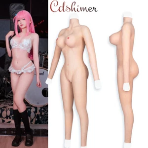 Body in silicone forme seno piastra seno tette corpo intero crossdresser coppa E - Foto 1 di 24