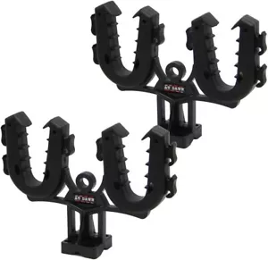 ATV Gun Rack Double Bow Utility Four Wheeler Hunting Tool Storage Rhino Grip - Picture 1 of 12