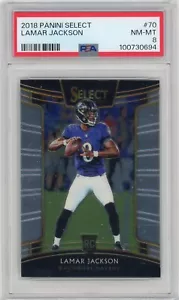 2018 Panini Select - Concourse #70 Lamar Jackson (RC) - Picture 1 of 2