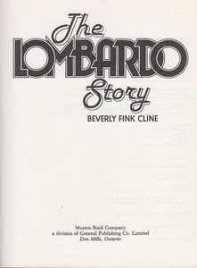 The Lombardo Story - HC 1979 - Beverly Fink Cline - Illustrated - Rare - Picture 1 of 3