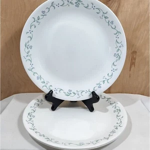 Corelle Corning Country Cottage Dinner Plates 10" Livingware set/3 hearts floral - Picture 1 of 7