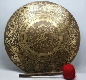 19 inch Tibetan Gong bell, Antique gong bell - meditation - home and living - Picture 1 of 5
