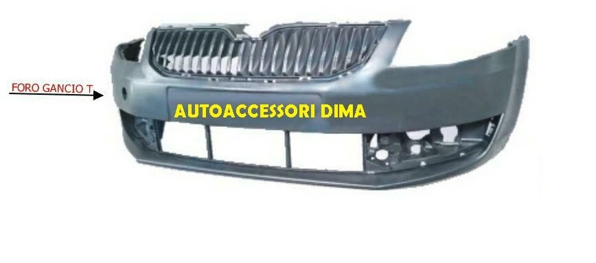 PARAURTI ANTERIORE SKODA OCTAVIA 2013-2016 NUOVO DA VERNICIARE spediz.gratuita - Immagine 1 di 1