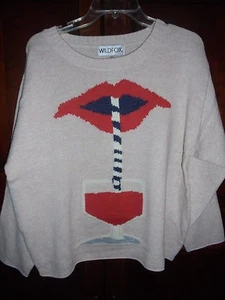 Wildfox Couture Oversized Suck It Up Sweater Sz M NWT - Picture 1 of 3