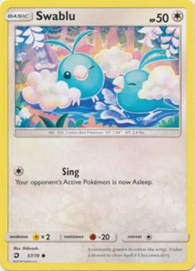 Swablu 57/70 Dragon Majesty Pokemon TCG Common - Picture 1 of 1