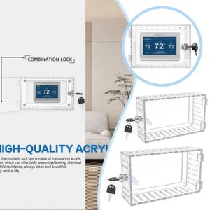 Thermostat Lock Box Wall Mounted Thermostat Lock Box Key✨y with K8N7 SP - Picture 1 of 8