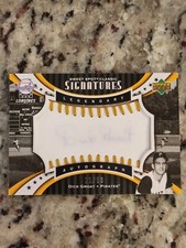 2007 Sweet Spot Classic Signatures Gold Stitch Dick Groat (#/50) Faded Auto