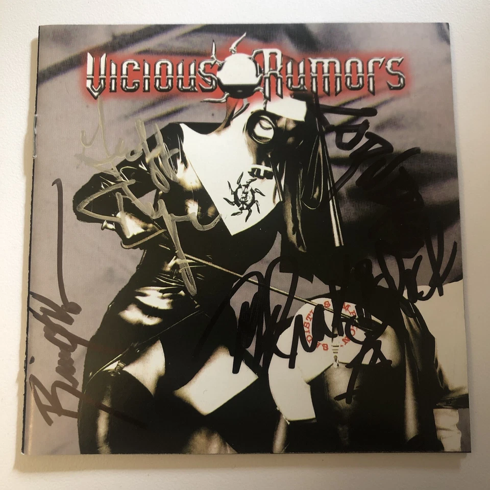 VICIOUS RUMORS Sadistic Symphony (CD 2000 Perris) signiert signed autograph TOP! - Bild 1 von 4