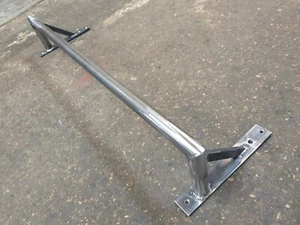 Custom bespoke made Chin Pull Up Bar muscle steel hall powdercoated 850mm wide - Picture 1 of 4