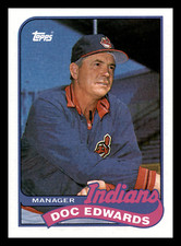 1989 Topps Doc Edwards Manager #534 Centered Mint Cleveland Indians
