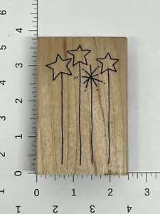 Stampendous Star Sparklers M180 Timbro in gomma - Foto 1 di 5
