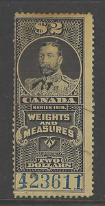 Bigjake: Canada, FWM-59, $2.00 Weights & Measures - Revenue - Picture 1 of 2