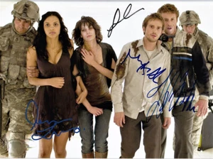 Foto autógrafa de Lizzy Caplan Jessica Lucas +2 miembros del elenco Cloverfield 12x8 certificado de autenticidad - Imagen 1 de 1