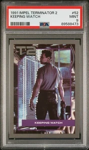 PSA 9 Mint 1991 Impel Terminator 2 Arnold Schwarzenegger #52 T2 POP 1 none ^ - Picture 1 of 2