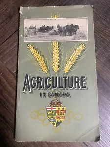 Vintage 1903 Dept of AGRICULTURE IN CANADA Farming Wheat Belt Booklet Brochure - Picture 1 of 8