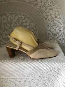 Chaussures Escarpins Sandales Vintage Neuves P.42 - Imagen 1 de 7