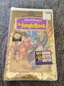 Walt Disney's The Jungle Book 30th Anniversary Limited Edition Masterpiece VHS - Picture 1 of 3