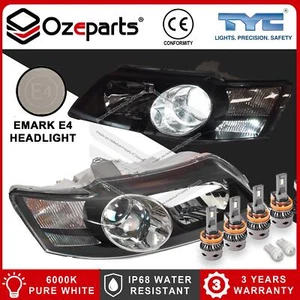Set LH+RH Head Lights Projector + LED Globes For Holden Commodore VY 2002~2004 - Picture 1 of 7