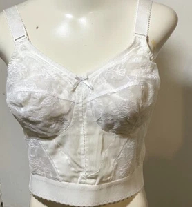 Bali Lace Sexy Corset Size 38D White - Picture 1 of 6