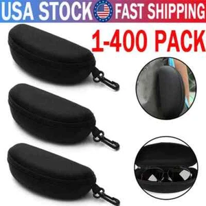 Sunglasses Case, Eyeglasses Case, Portable Zipper Protect Case with Clip - Picture 1 of 9