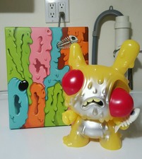 Kid Robot Chris Ryniak MELTDOWN dunny 8" YELLOW EDITION