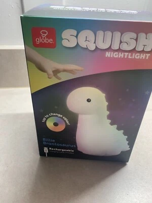 Globe Electric Dinosaur Rechargable LED Color Changing Squish night light - Image 1 of 4