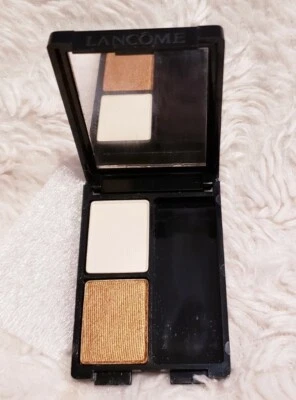 LANCOME Maquiriche CremePowder EyeColour shadow duo GARDENIA GOLDEN SUN .07 oz - Image 1 of 4