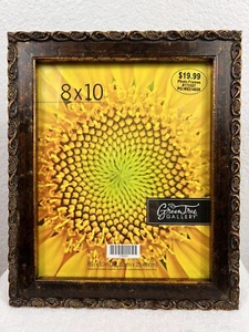 Green Tree Gallery Ornate Gold Wash Photo Picture Frame 8”X10" Stand or Hang NEW - Picture 1 of 4