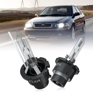 Front Stock HID Headlight Bulb 6000K For Volvo S40 2005-2007 LOW Beam Set of 2 - Picture 1 of 12