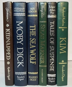 Lot of 6 Reader's Digest The World's Best Reading Books 5 Inserts Jack London + - Imagen 1 de 9